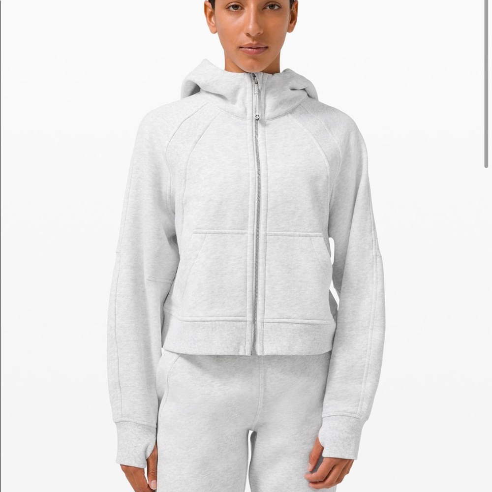 lululemon full zip oversized scuba